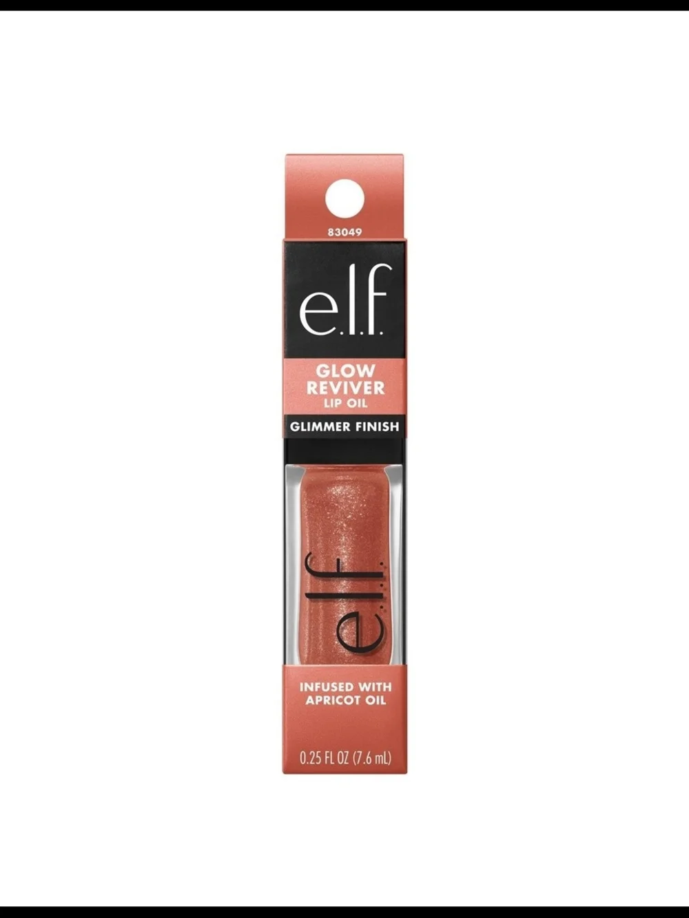 🦋 E.L.F. Glow Reviver Lip Oil Glimmer Finish~SUPER NEUTRAL NEW